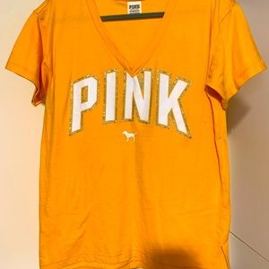 PINK yellow t-shirt